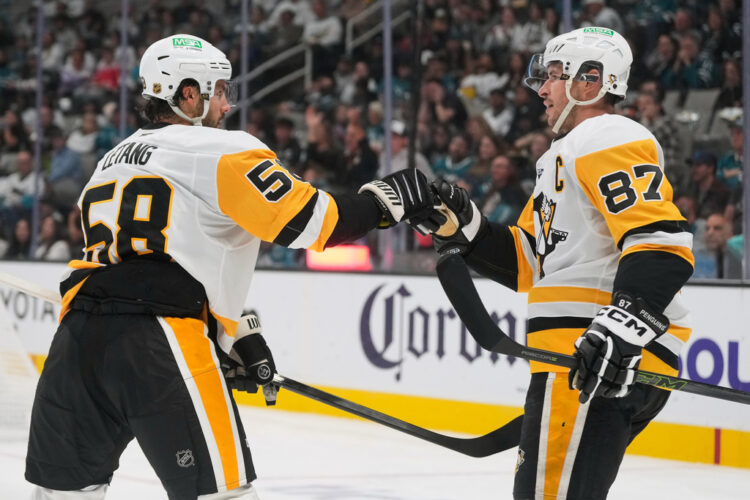 Crosby and Malkin each have goal and assist, Jarry stops 31 shots as Penguins beat Sharks 3